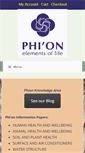 Mobile Screenshot of phion.com.au