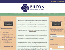 Tablet Screenshot of phion.com.au